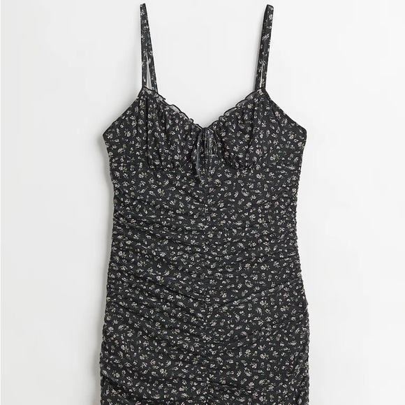 Divided Dresses & Skirts - Divided Black Floral Mini Dress